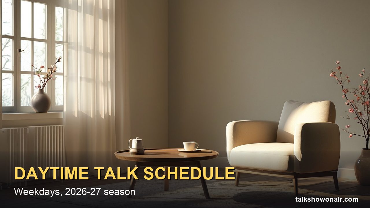Daytime Talk Show Schedule 2026: What's Still On, What Ended, and When Each Season Starts