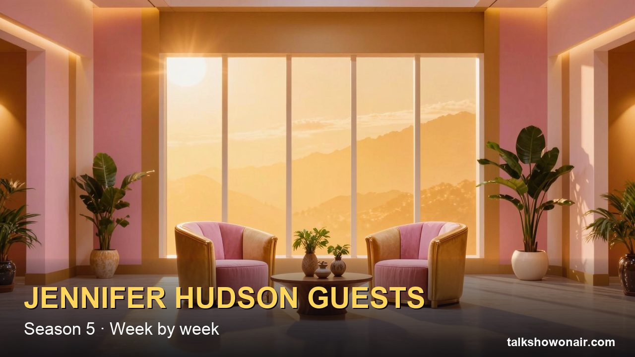The Jennifer Hudson Show Guests & Episode Schedule: Season 5, Day by Day