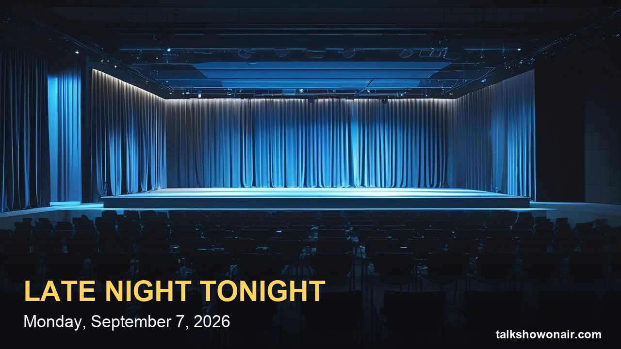 Late-Night Lineup Tonight, Monday, Sept. 7, 2026: Every Show Is a Repeat, and Sandra Bullock Opens Tuesday