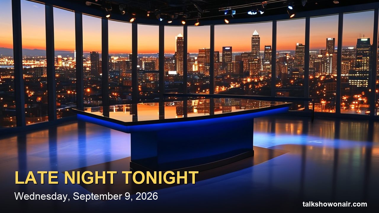 Late-Night Lineup Tonight, Wednesday, Sept. 9, 2026: Matthew McConaughey on Fallon, Emmys Host Mariska Hargitay on Kimmel