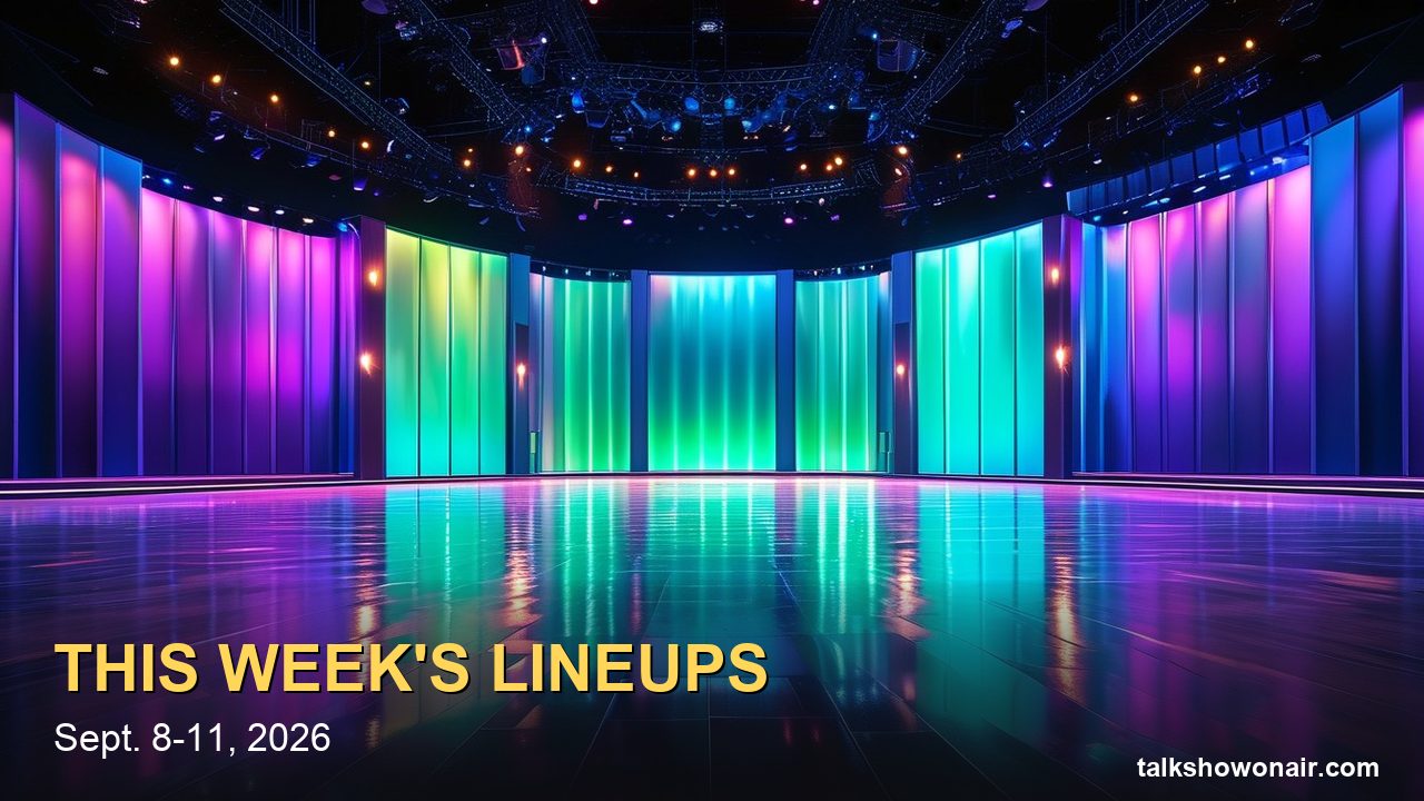 Talk Show Guests This Week (Sept. 8-11, 2026): Sandra Bullock, Nicole Kidman, Gal Gadot and Ted Cruz