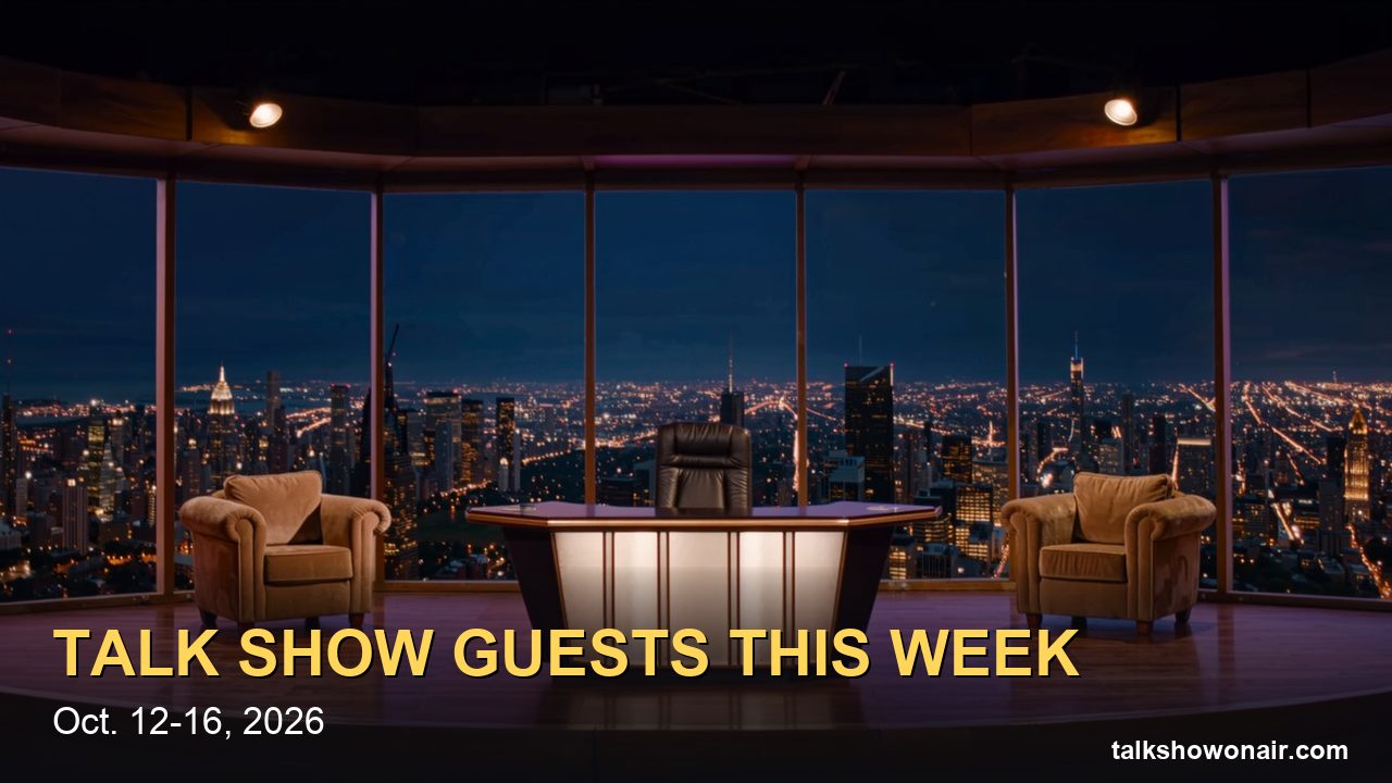 Talk Show Guests This Week (Oct. 12–16, 2026): Billy Crystal, Stallone, Josh Brolin